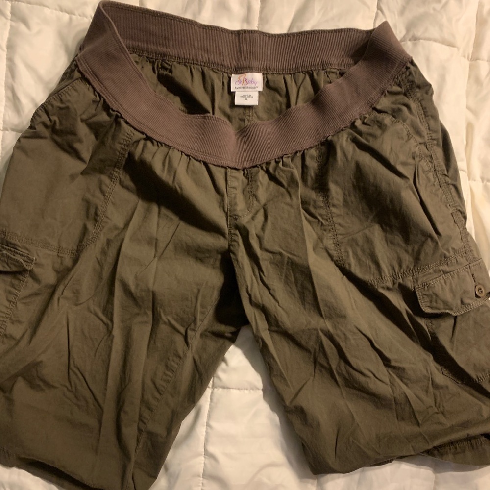 MATERNITY CARGO SHORTS